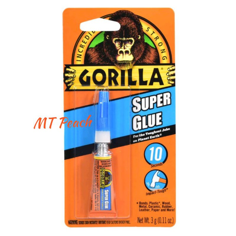 

GORILLA LEM SUPER 3 GRM SUPER GLUE IMPACT TOUGH 3G