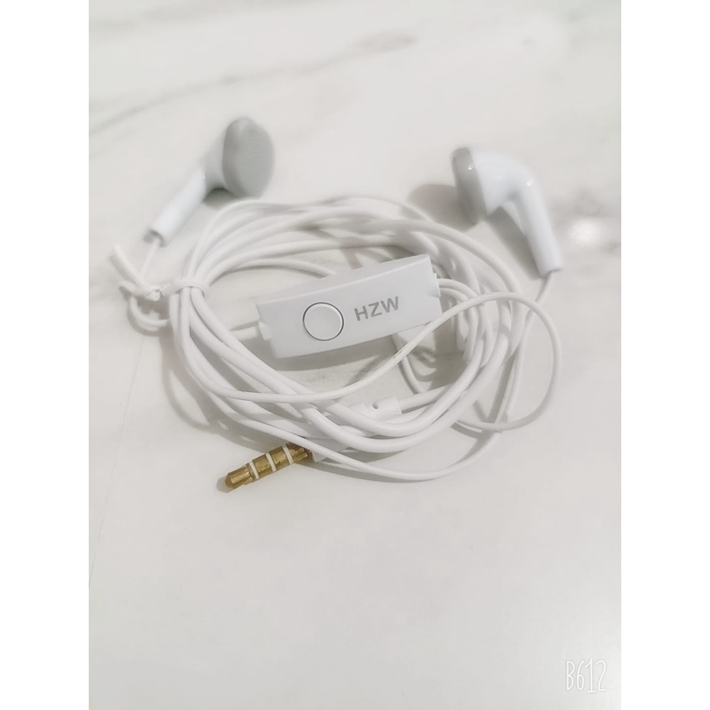 HZW HEADSET /  HANDSFREE HZW J1 ACE + MIC bisa buat pakai semua tipe hp
