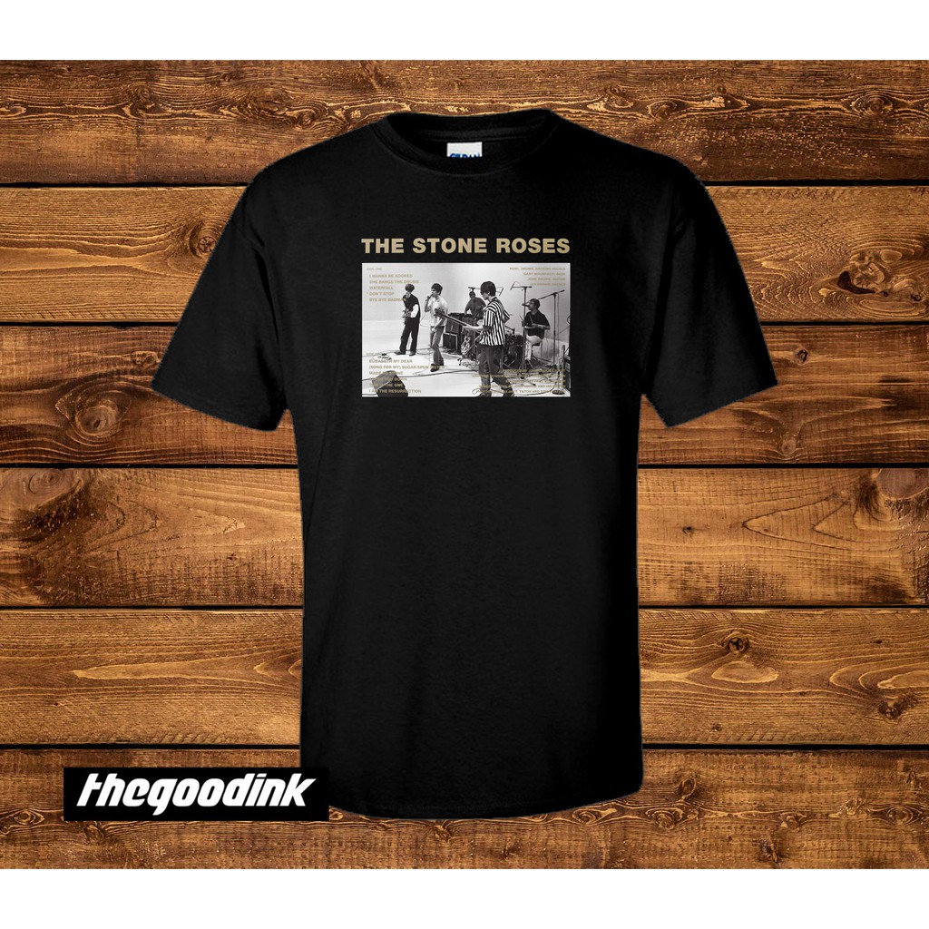 Kaos The Stone Roses - Live - Original Gildan T-shirt DTG Print