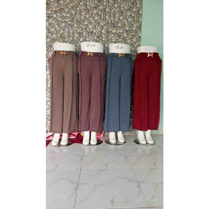 KULOT HERMES//CELANA WANITA BAHAN WAFFEL