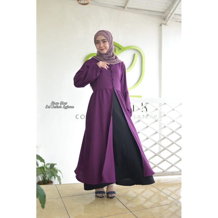 ONE SET SYAFANA ORI SHAN GLOW DRESS LEBARAN REMAJA MASA KINI TERBARU