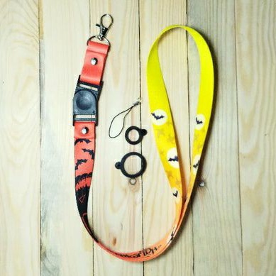 

Tali Gantungan Lanyard Pod Print Halloween Real-Pict / Lanyard Id Card bonus O Ring