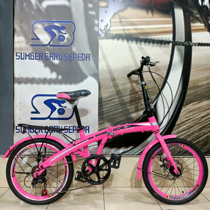 Sepeda Lipat Evergreen 20 Inch Single Speed