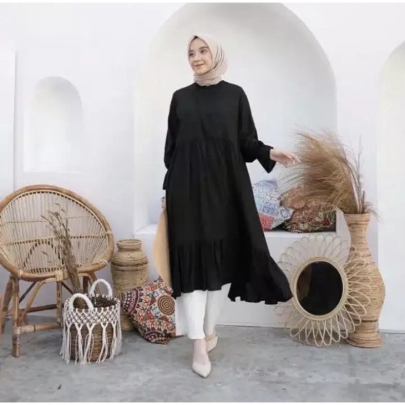 dress wanita murah / gamis muslimah bagus / gaun muslim