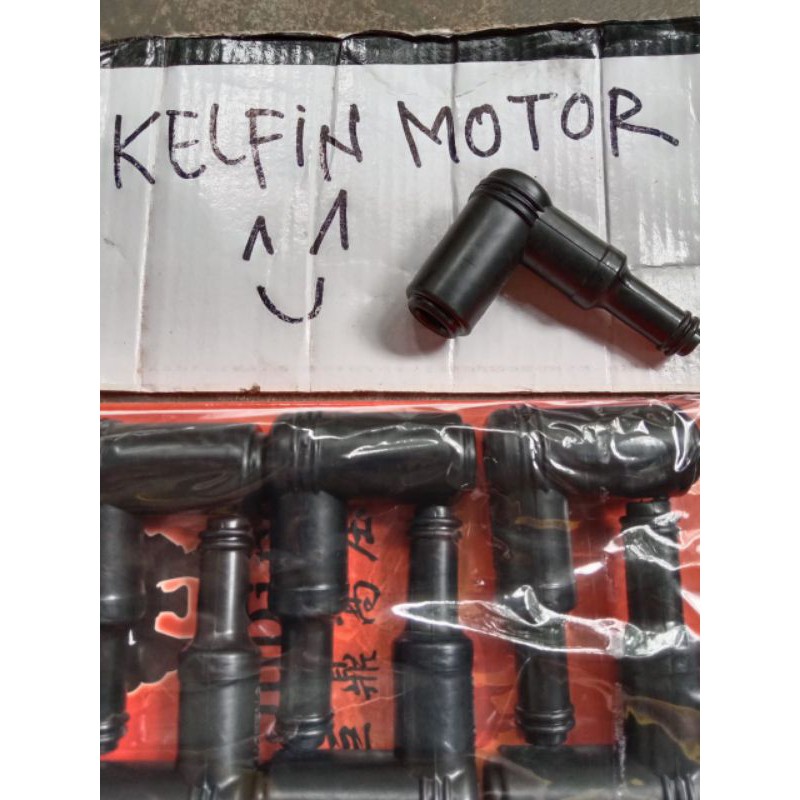 TUTUP BUSI HITAM COP BUSI STANDART KUNINGAN SATRIA FU RACING KTC MIO J CB150R OLD ORIGINAL VIXION