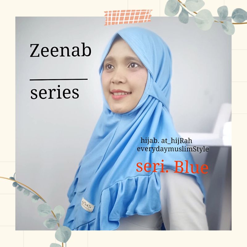 Hijab Zeenab Dewasa Series //Jilbab Instan Dewasa