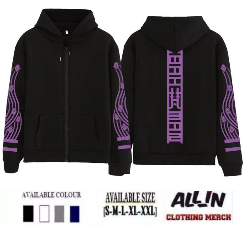 HOODIE ZIPPER RESLETING KOSTUM ANIME TOKYO REVENGERS HOODIE TENJIKU MOEBIUS BARAHMA GANG MANJI