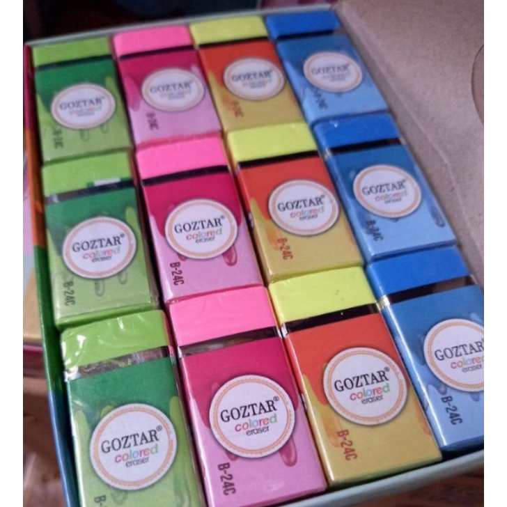 

Penghapus Eraser Pensil Warna Goztar 24 dan 40 Murah Berkualitas