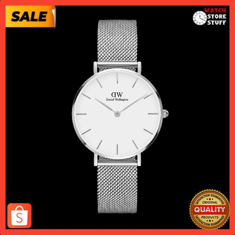 [ ORIGINAL DW - GARANSI ] JAM TANGAN PRIA WANITA | RANTAI | KULIT | KARET | MURAH | WANITA ORI PETIT