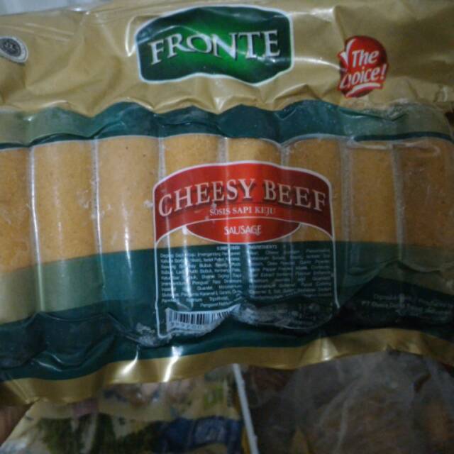 Sosis fronte Cheesy beef