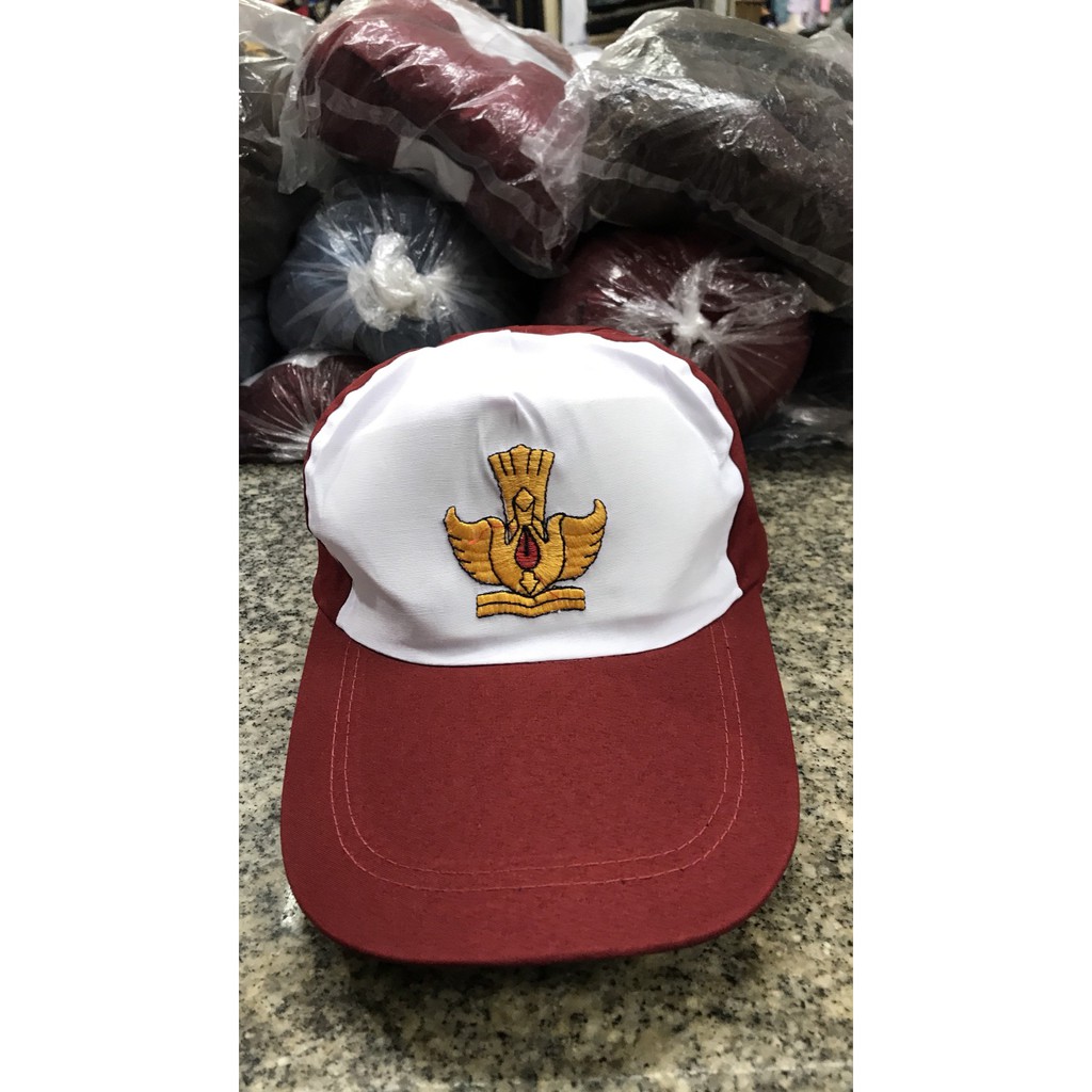 Topi SD MERAH PUTIH Bordir Bahan Standar