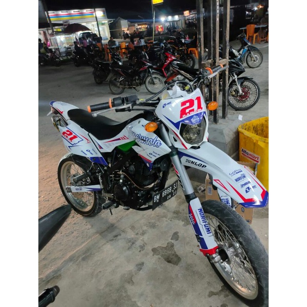 decal klx bf klx dtracker full body costum super glossy