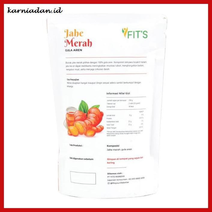 

lanoisidartdrink- fit's - jahe merah gula aren 250gr -asliii-bngittt.