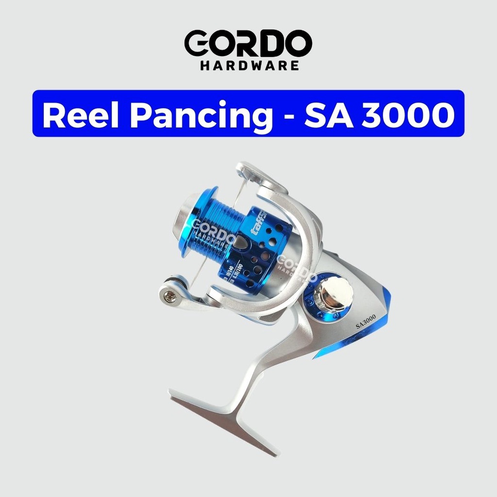 Reel pancing Yumoshi / Reel Pancing Yumoshi / Reel Alat Pancing - Blue Silver SA 3000