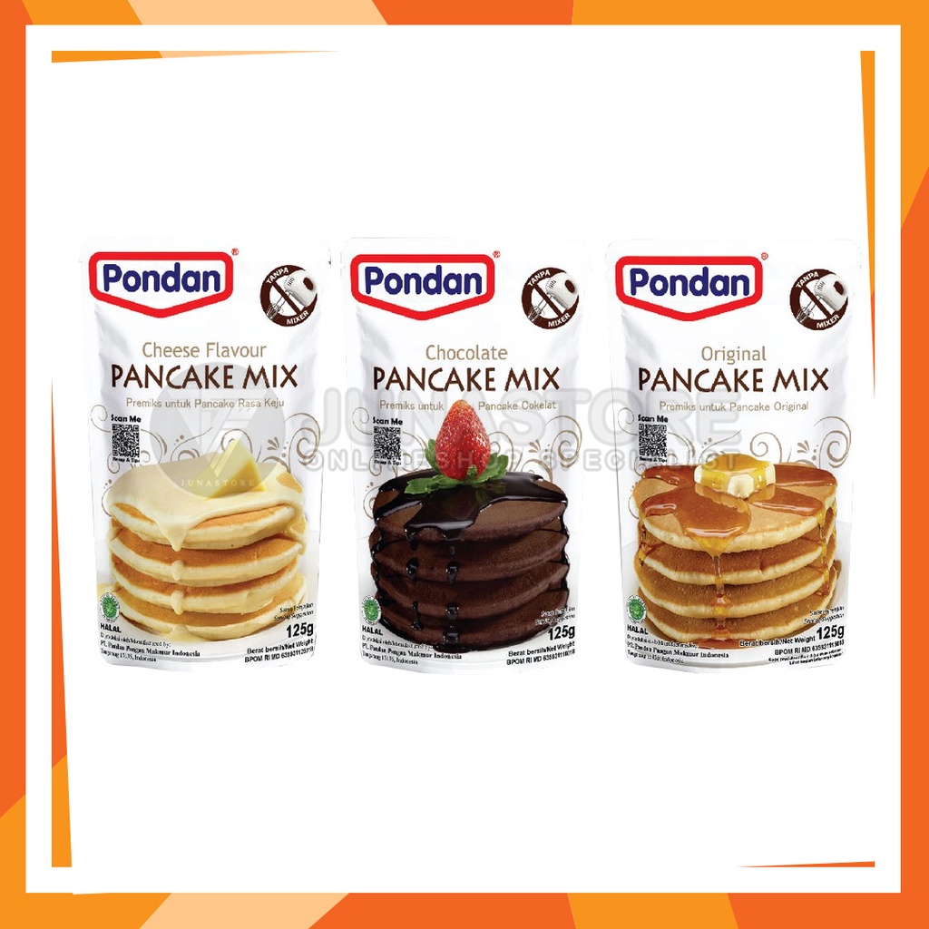 

Pondan pancake original cokelat keju 125gr