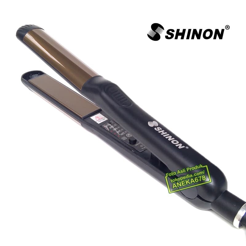 SHINON SH 523A LURUS ALAT CATOK RAMBUT CATOKAN CURLY 523 KERITING
