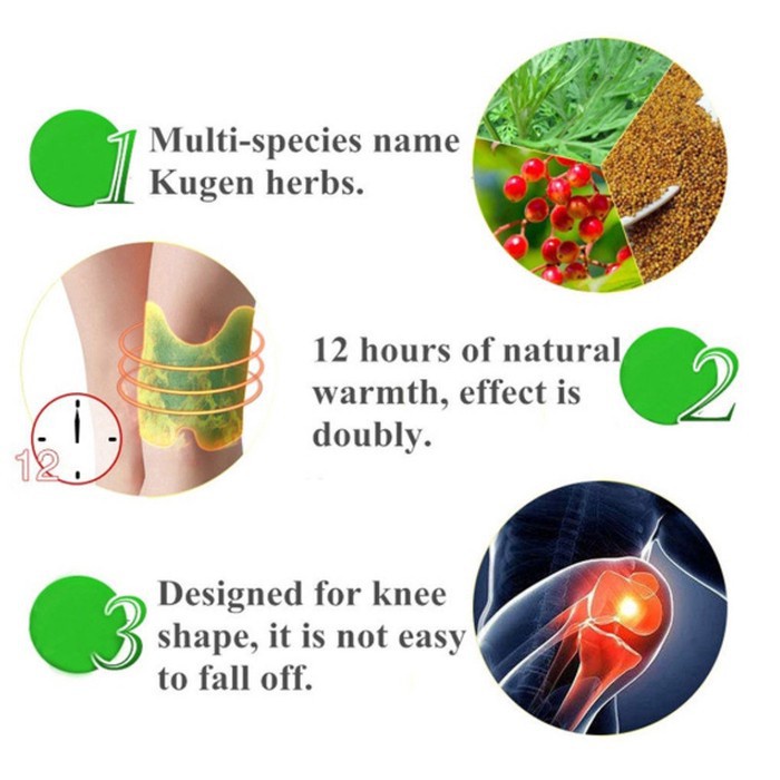 Koyo Herbal Plaster Knee Patch Plaster Koyo Lutut Herbal Koyo Herbal Nyeri Sendi Pegal Linu Knee Pain Relief Patch