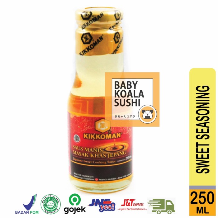 

SAUS-DRESSING- KIKKOMAN MIRIN HALAL BOTOL 300G -SAUS-DRESSING.