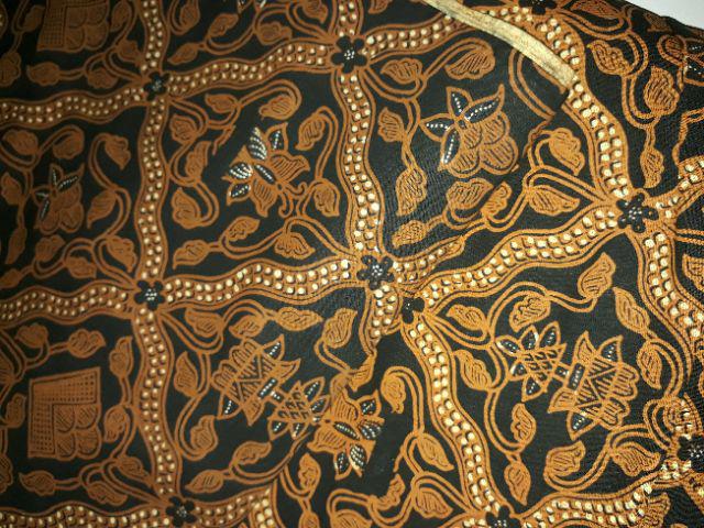Kain Batik Solo Katun Jarik Sogan Genes  Sido Luhur Seri Saturnus