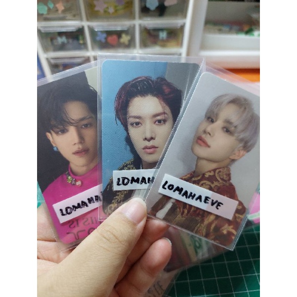 Photocard Pc Nct 127 Taeyong Sticky, Jungwoo Batik Seoul City, Yuta Kihno Tragic