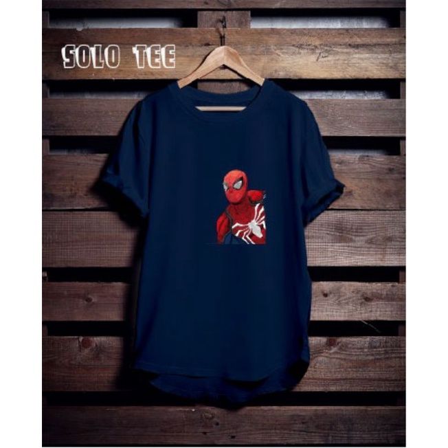 Kaos Baju Cowok Cewek Distro Keren MARVEL SPIDERMAN custom tshirt