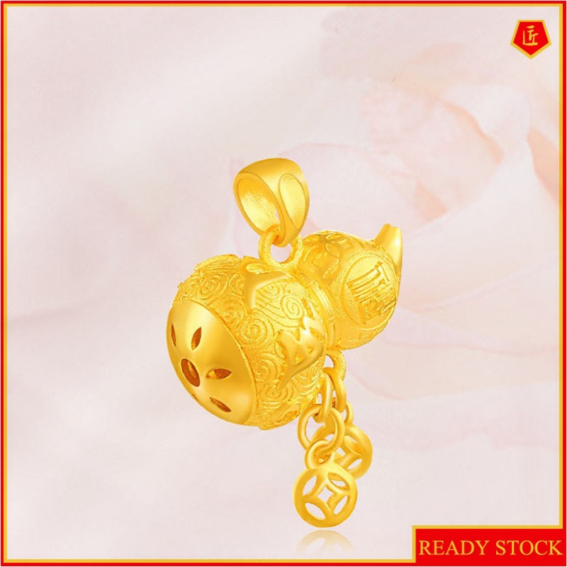 [Ready Stock]Fashion Gold-Plated Hollow Calabash Pendent Necklace