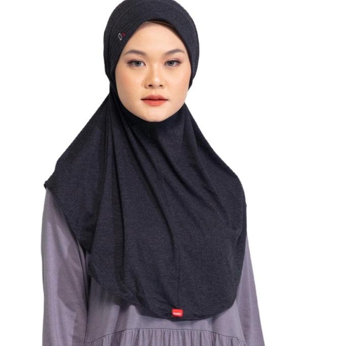 Dauky Hijab Bergo Jilbab Instant Hijab Basic Polos Kaos Rara Riri Premium