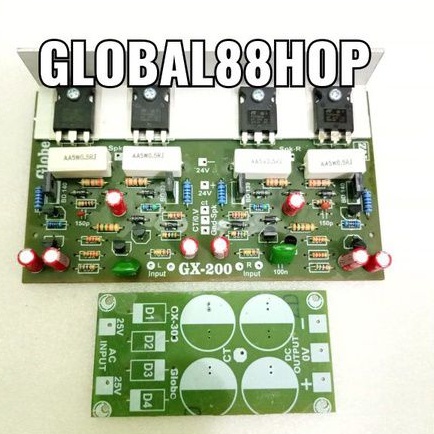 GX200 GX 200 KIT POWER AMPLI AMPLIFIER 200WATT 200 W ( SX200 SX 200 )