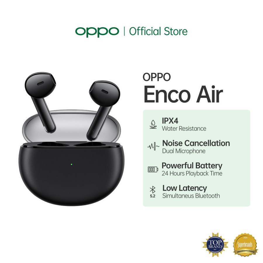 OPPO ENCO AIR W32 TRUE WIRELESS GARANSI RESMI OPPO TERMURAH