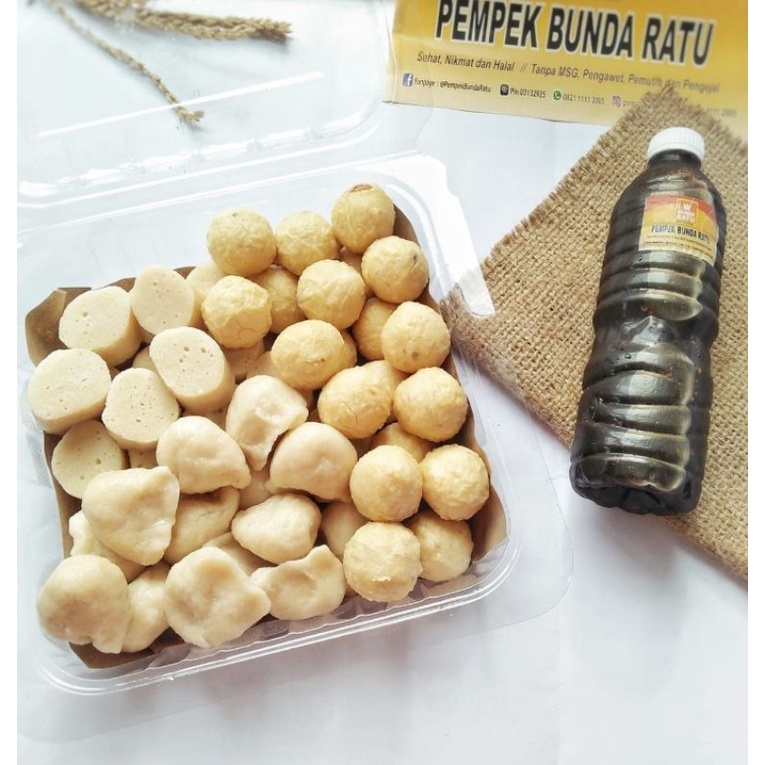 

Pempek kecil campur ikan tenggiri