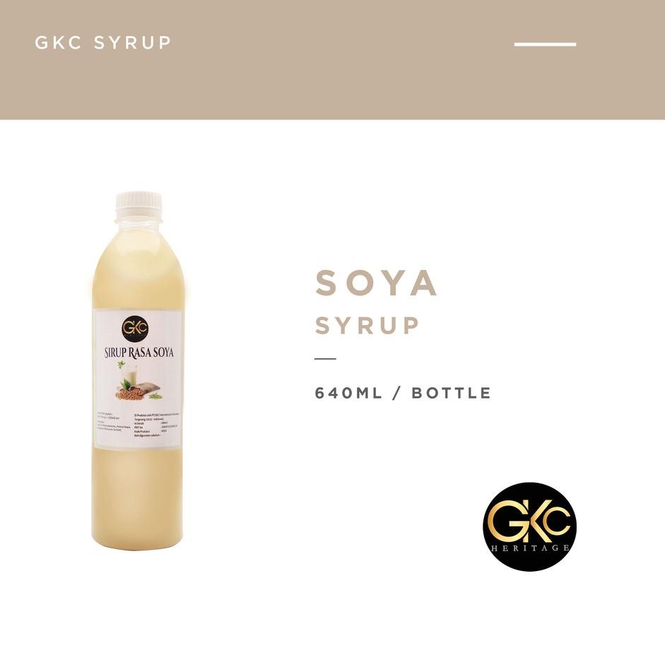 

Tren Baru--Sirup Susu Kacang / Soya Syrup Minuman GKC Heritage 640 ml (Import Quality) Soy Susu Kedelai