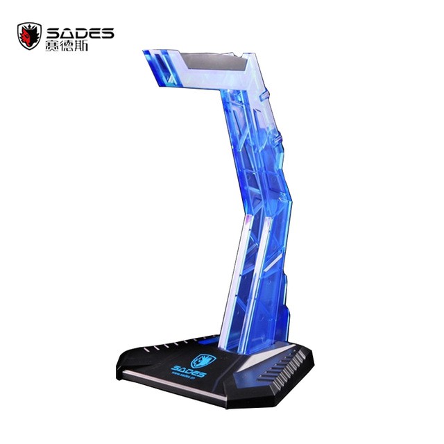 Sades Headset Stand / Headphone Cradle - Blue