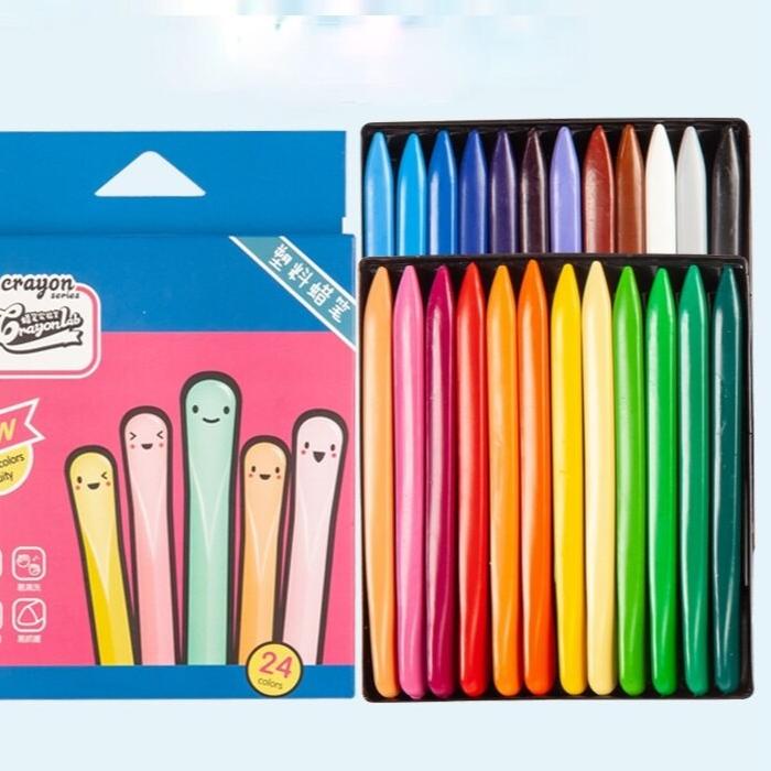 

Miliki NA -TRIANGULAR CRAYON NON TOXIC ISI 24PCS - CRAYON WATERPROOF