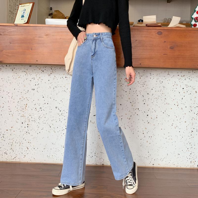 Highwaist kulot jeans wanita loose hangover