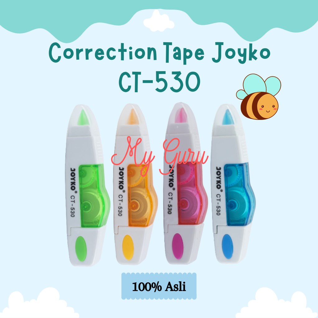 

[PCS] TIP X KERTAS CORRECTION TAPE JOYKO CT-530 (6 METER)