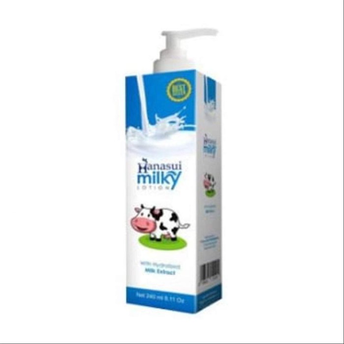 Hanasui Milky Lotion Milk Extract| Hand Body Lotion Susu Sapi BPOM - M