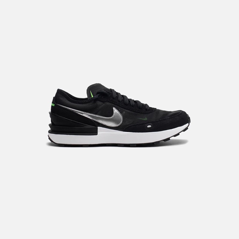 Jual Sepatu Sneakers Original Nike Waffle One Gs Black White Shopee Indonesia