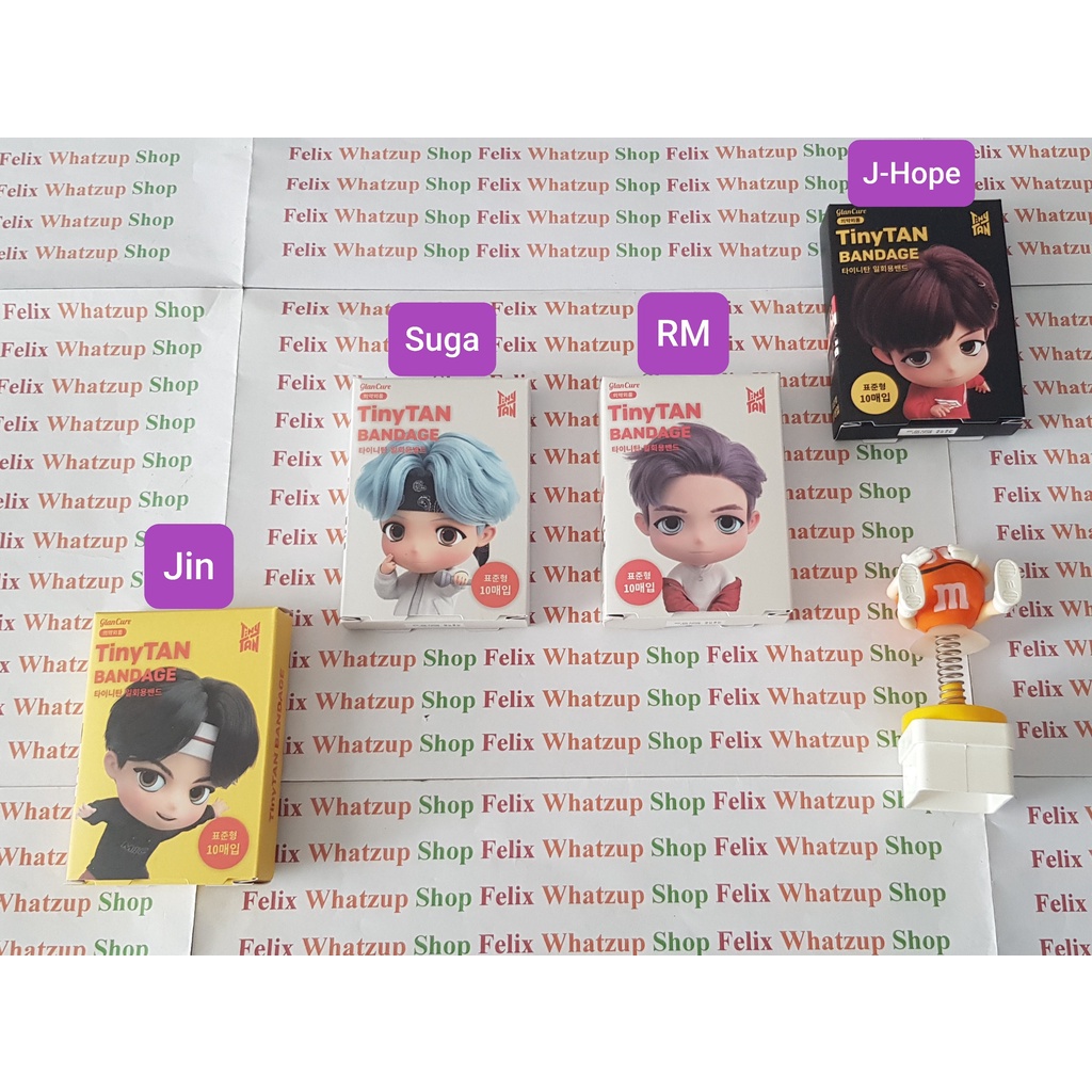 BTS TinyTan Bandage Bandcure Hansaplast Plester Official SEALED