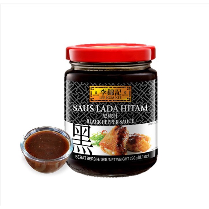 Lee Kum Kee Black Pepper Sauce 230 Gr - Lee Kum Kee Saus Lada Hitam