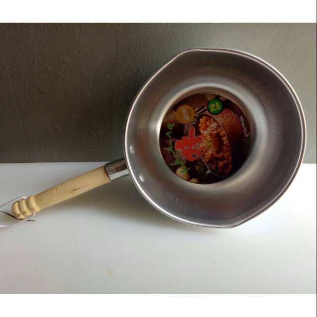 Panci gagang kayu / panci aluminum gagang / panci gagang murah / panci susu