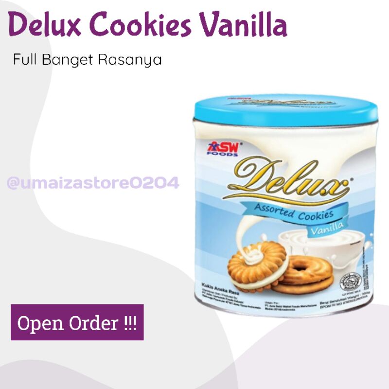 

Delux Assorted Cookis Vanilla 350g