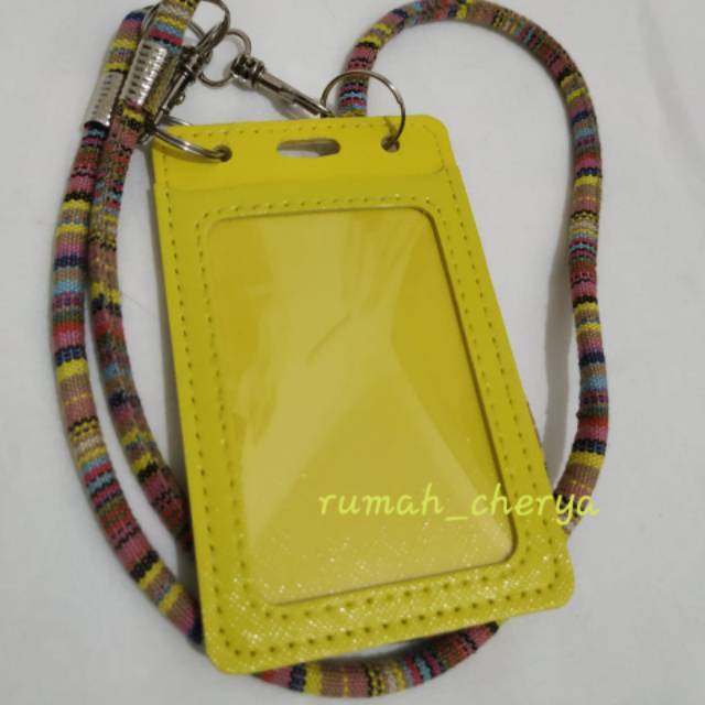 

ID Card Holder Tali Tenun - Kuning