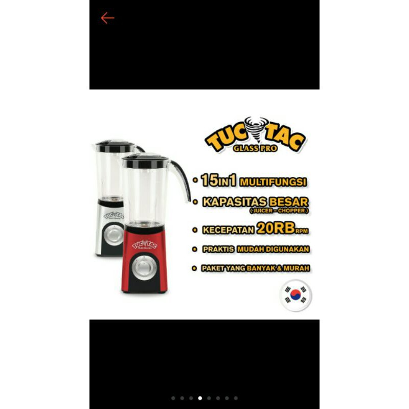blender multifungsi TUC TAc