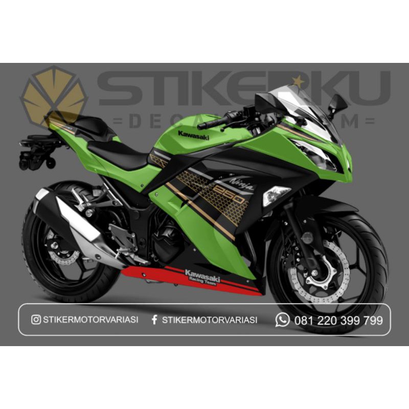 decal ninja 250 Fi / sticker motor ninja / decal ninja 250 fi