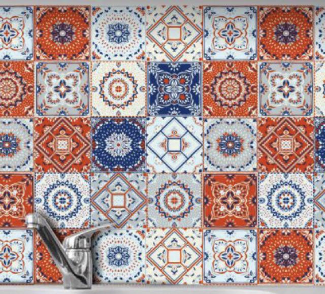 [sticker Dinding Dan Lantai Meteran] Bisa Untuk Perabot Seperti Kulkas Kompor Mesin Cuci - Ornamen 7