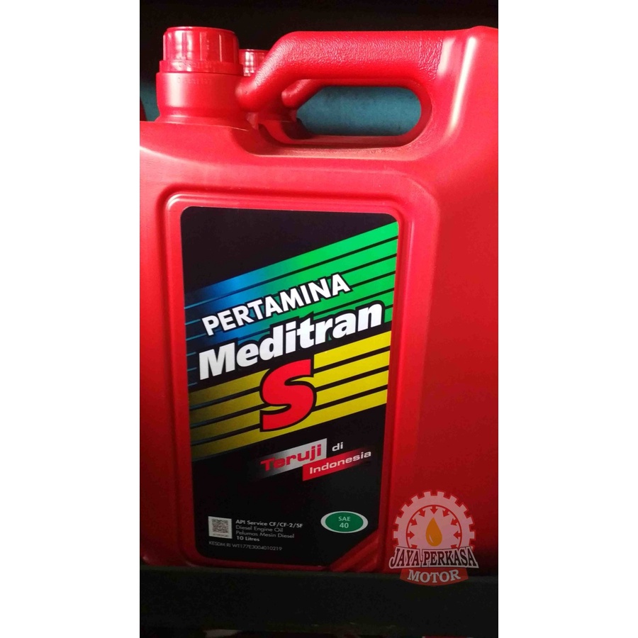 OLI MEDITRAN S OIL DIESEL SAE40 SAE 40 GALON 10L MEDITRAN S 10 LITER