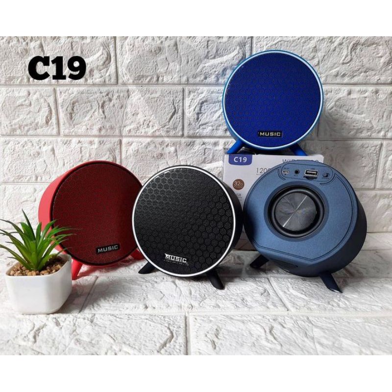Speaker Bluetooth Zbox C19 Wireless Speaker PORTABLE Super BASS