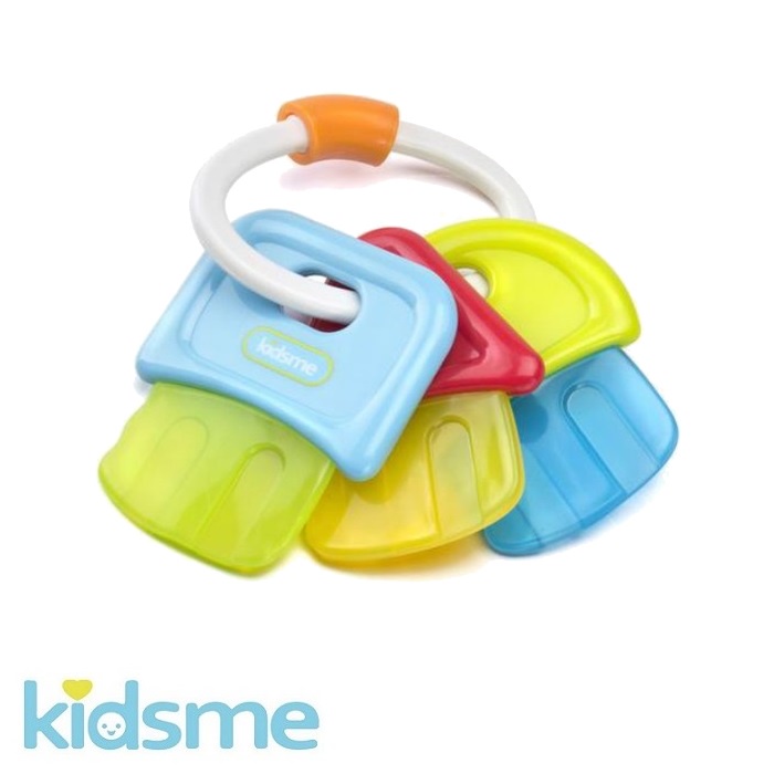 Kidsme Teether Keys Mainan Gigitan Bayi Bentuk Kunci Aman untuk Gigi