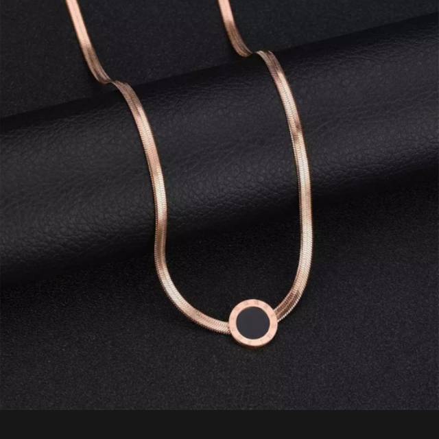 Kalung titanium model korea anti karat 01