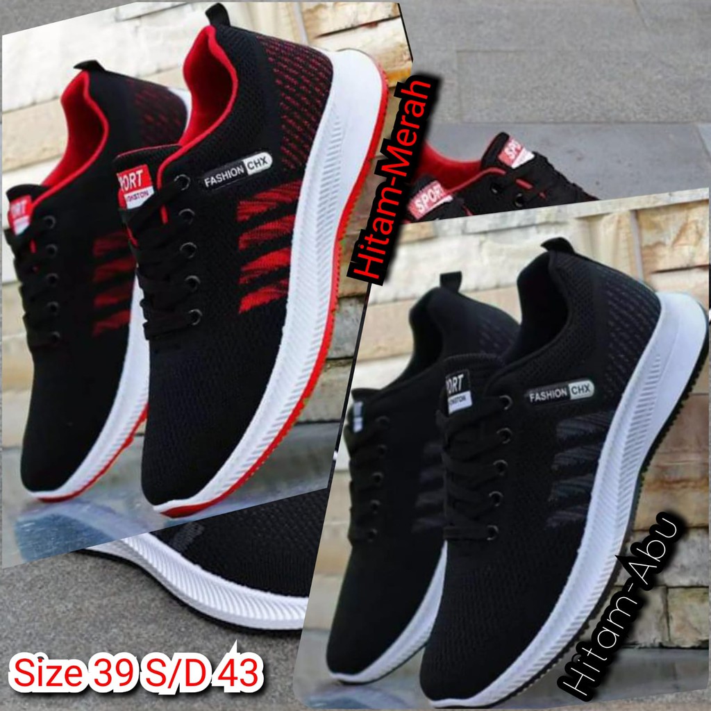 Sepatu Pria Sneakers Sport / Sepatu Running Pria / Sepatu Sporty Pria / Sepatu Olahraga